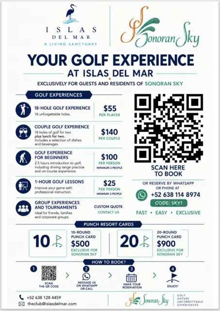 Golf at Islas del Mar — Sonoran Sky