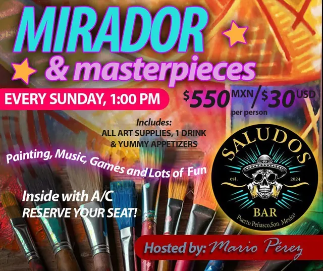 Mirador & Masterpieces at Saludos Bar